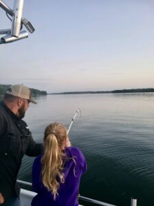 Lake Greenwood Striper fishing